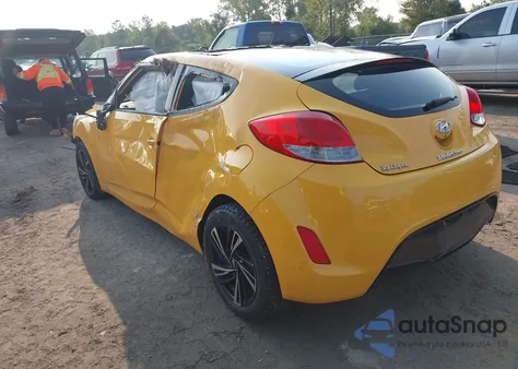 2017 Hyundai Veloster Value Edition from USA, damaged, VIN KMHTC6AD2HU317089